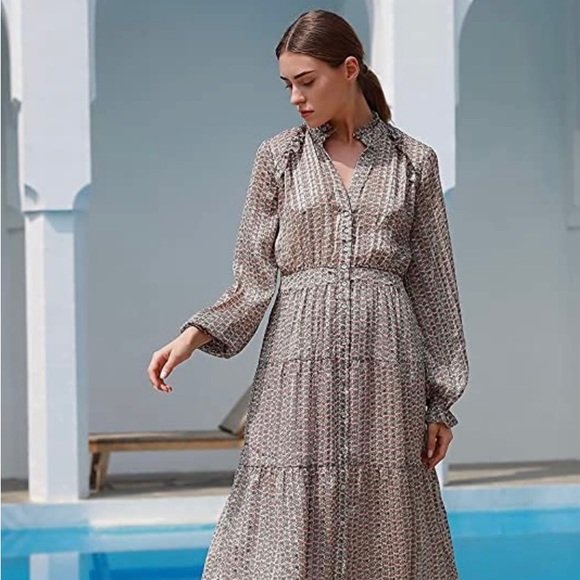 French classic floral dress - Picture 4 of 4